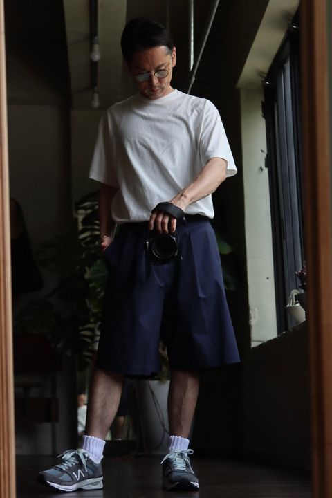 ATON 22FW STANDARD SHIRT"SAX"スタイル.2022.6.18.