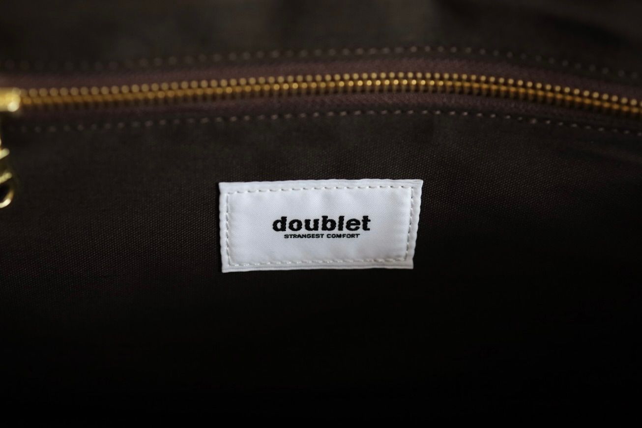 doublet ダブレット26AW PLEADING EMOJI LEATHER BAG (26AW73BG87)CAMEL☆7月11日(土)発売！