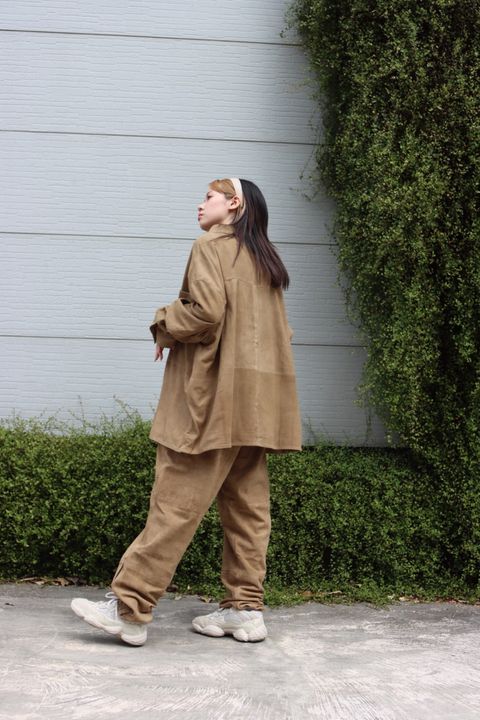 SEEALL 22AW LEATHER OVERSIZED SHIRTS style 2022.9.10