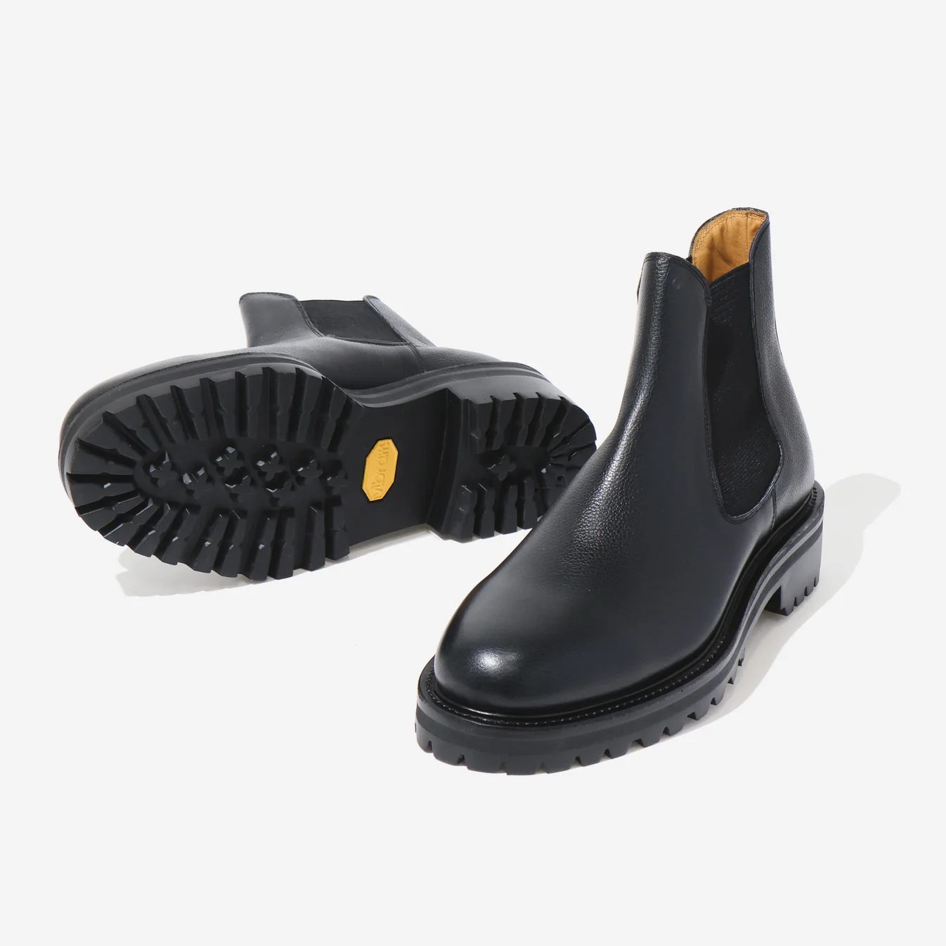 FOOTWORKSフットワークス サイドゴアブーツ WOMENS Side Gore Boots in Grain Leather(F03-0001_W)BLACK☆新作発売！