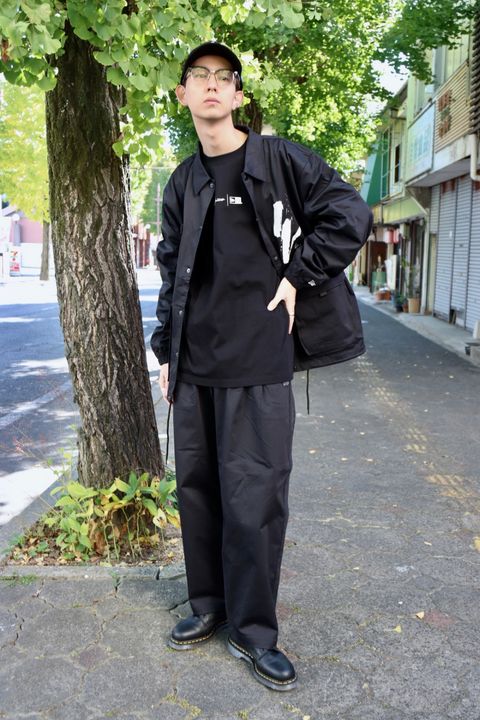 Yohji Yamamoto×NEWERA フィールドコーチジャケットスタイル