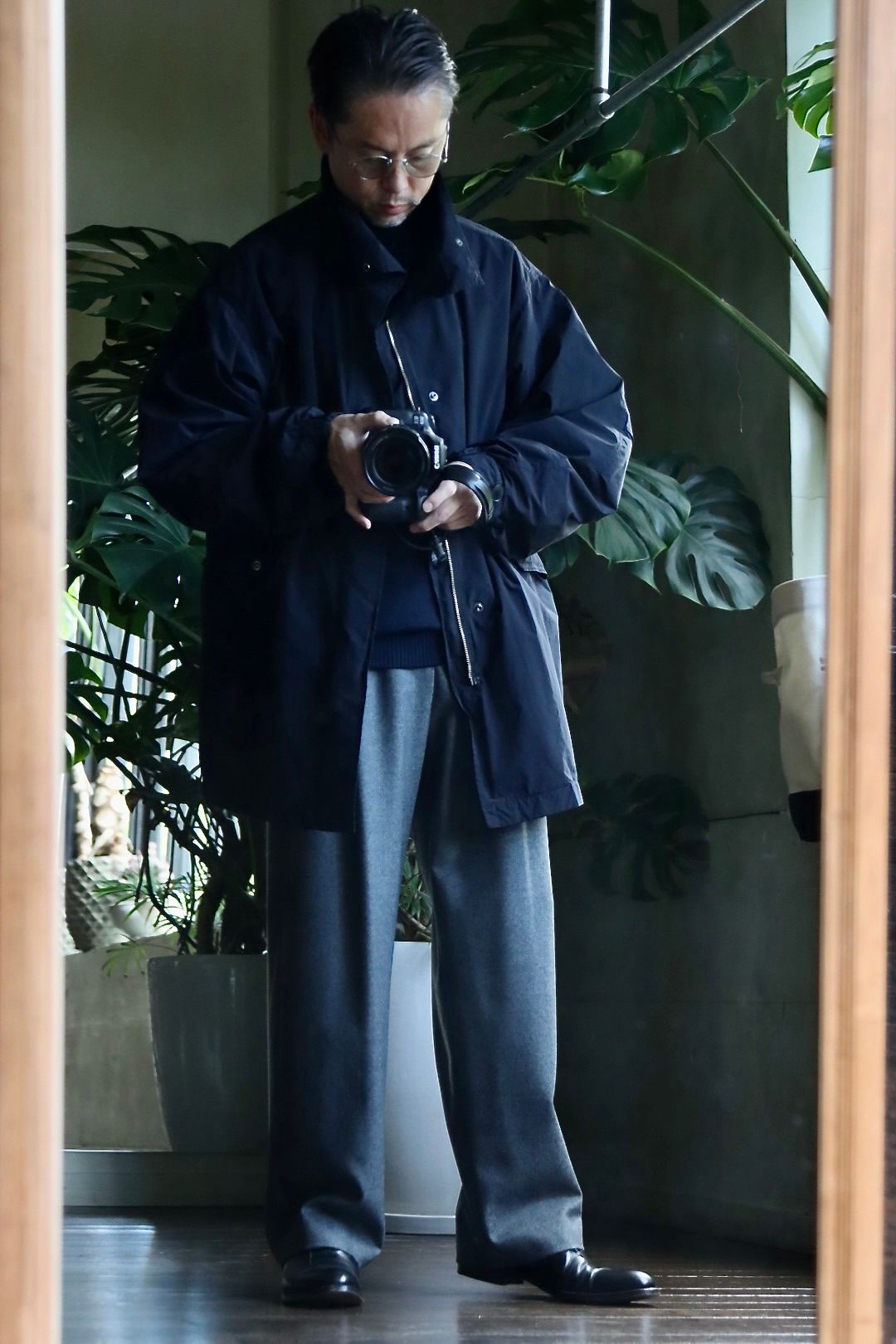 22AW ATON 「SHORT MODS COAT」+81別注 ATON - 【残りわずか】Air Weather Short Mods Coat | ACRMTSM