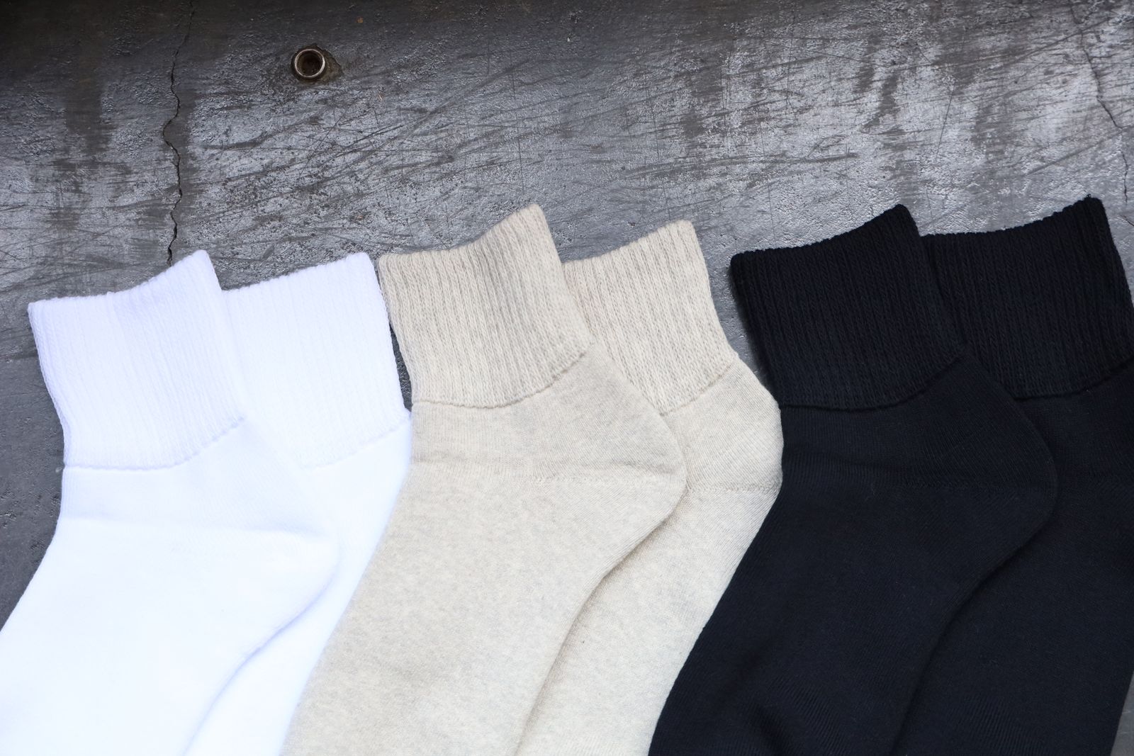 S.F.C 25SS エスエフシー 3P SHORT SOCKS(SFCSS25AC04)Black