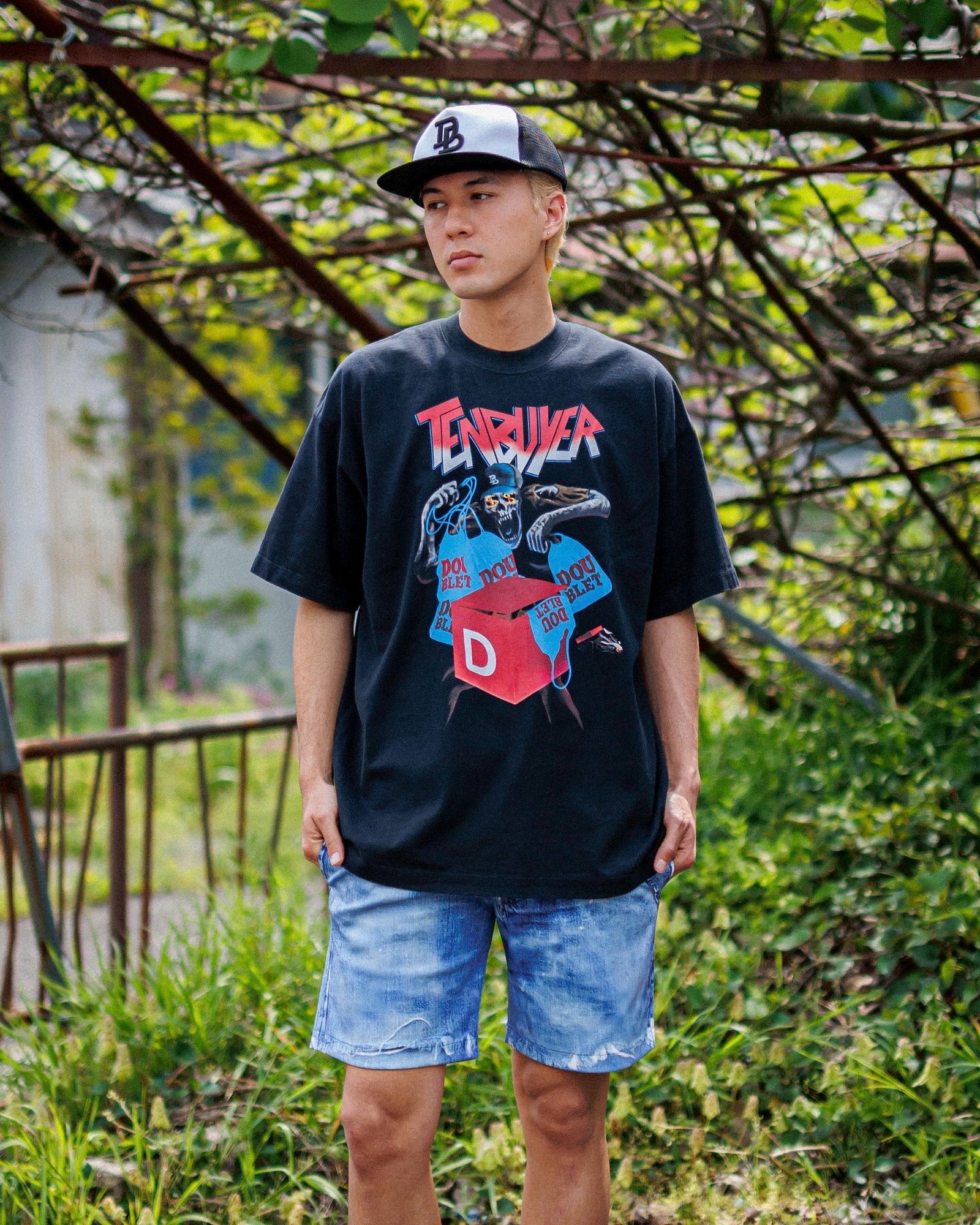 doublet - doublet 25SS TENBUYER T-SHIRT(25SS78CS390)BLACK☆4