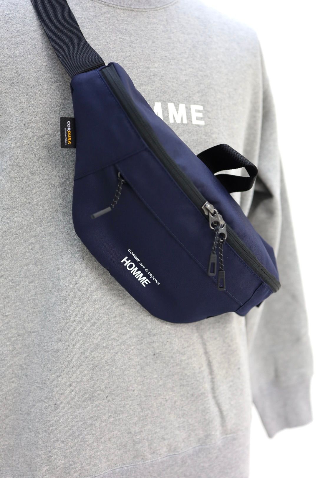 コムデギャルソンオム エステルコーデュラウエストポーチ(HQ-K291-051)NAVY☆2月6日(金)新作発売！