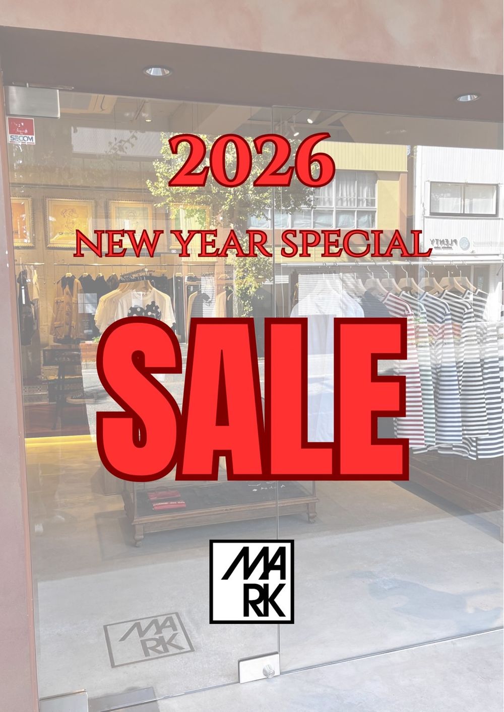 "NEW YEAR SPECIAL SALE"開催！