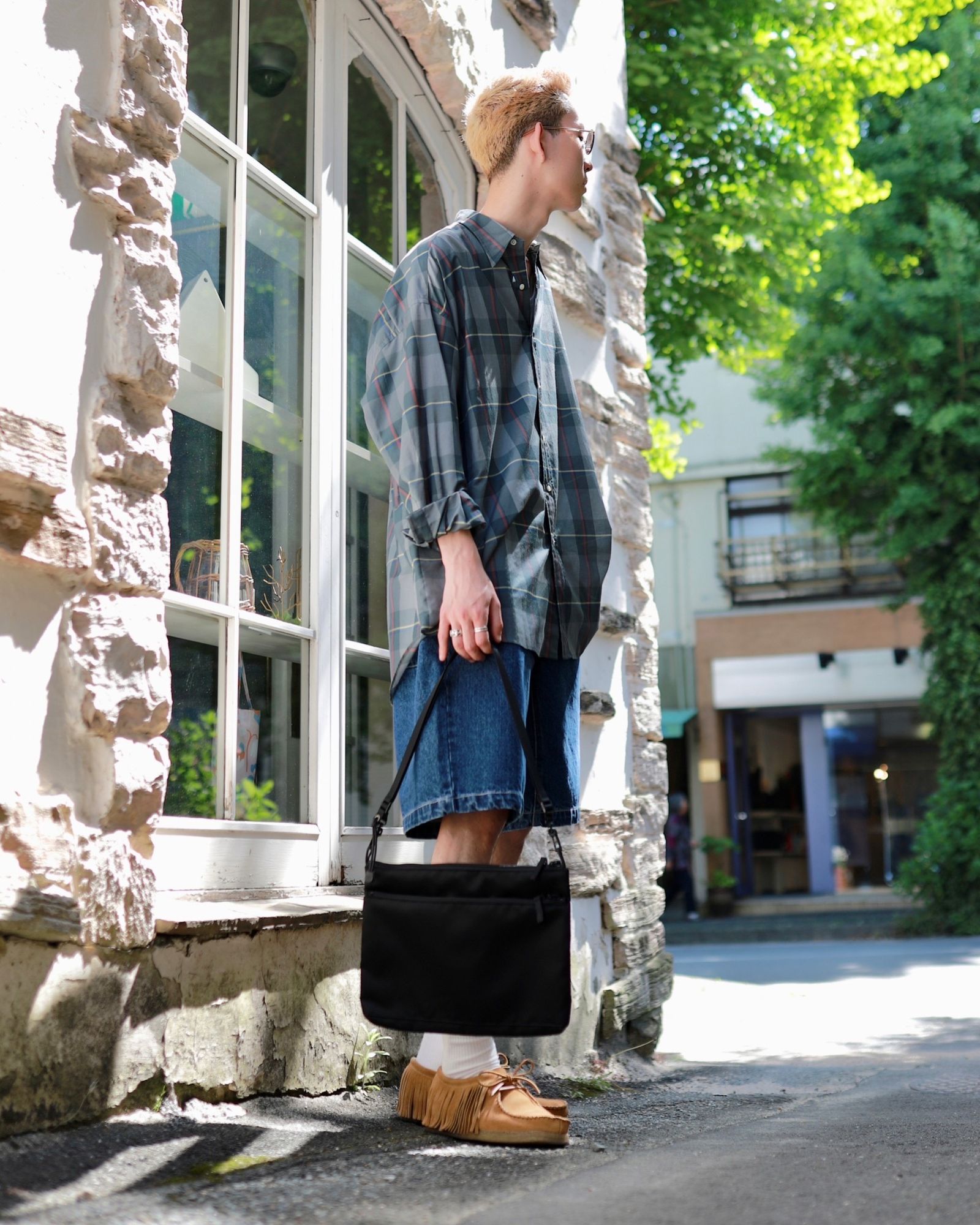 FreshService フレッシュサービス 23SS CORPORATE EASY DENIM SHORTSスタイル