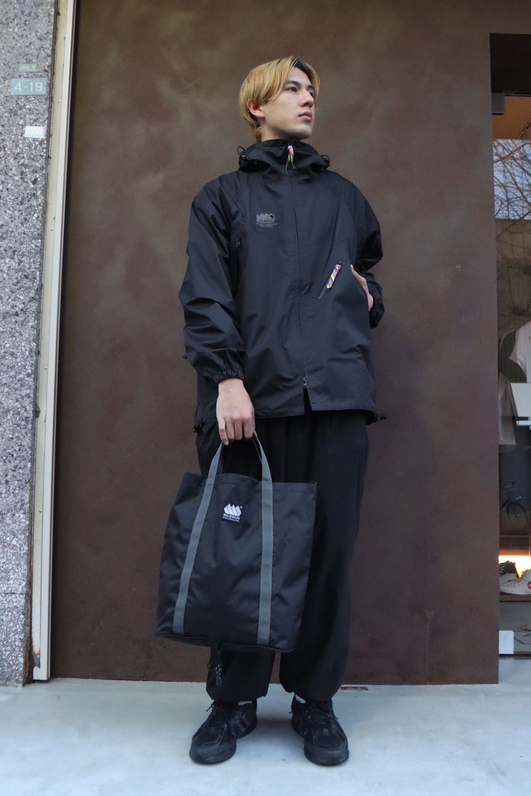 イズネス 24SS EXCLUSIVE MADDEN Two-way Eco bag(1006MADDENBAG02)BLACK☆新作発売！