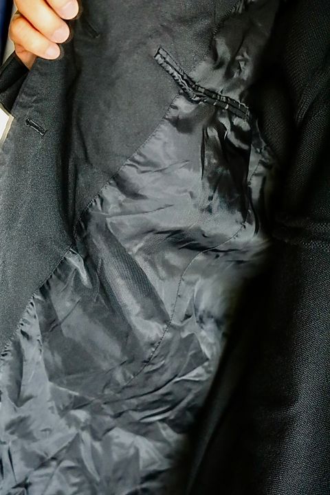 COMME des GARCONS HOMME エステルサージ製品染め3Bジャケット.2025.910.