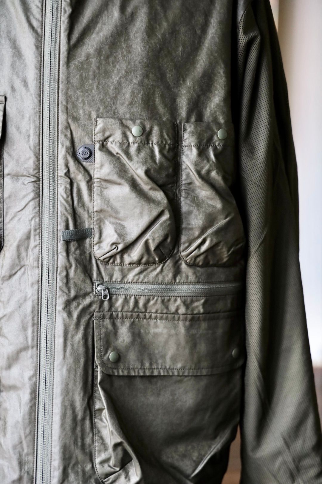 DAIWA PIER39 25FW TECH REVERSIBLE BRITISH HUNTER WINDBREAKER JACKET(BJ-72025W)D.GREEN