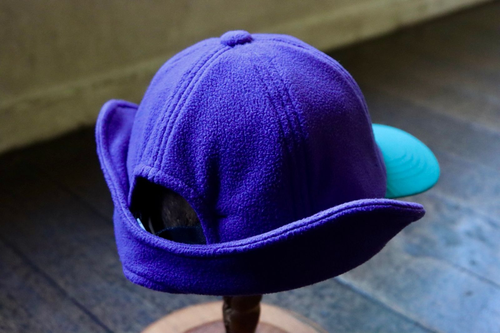 セダンオールパーパスFW23 Arch Logo Ear Flap Fleece Cap(SD23F-CP05)Purple x Teal☆10月28日(土)発売！
