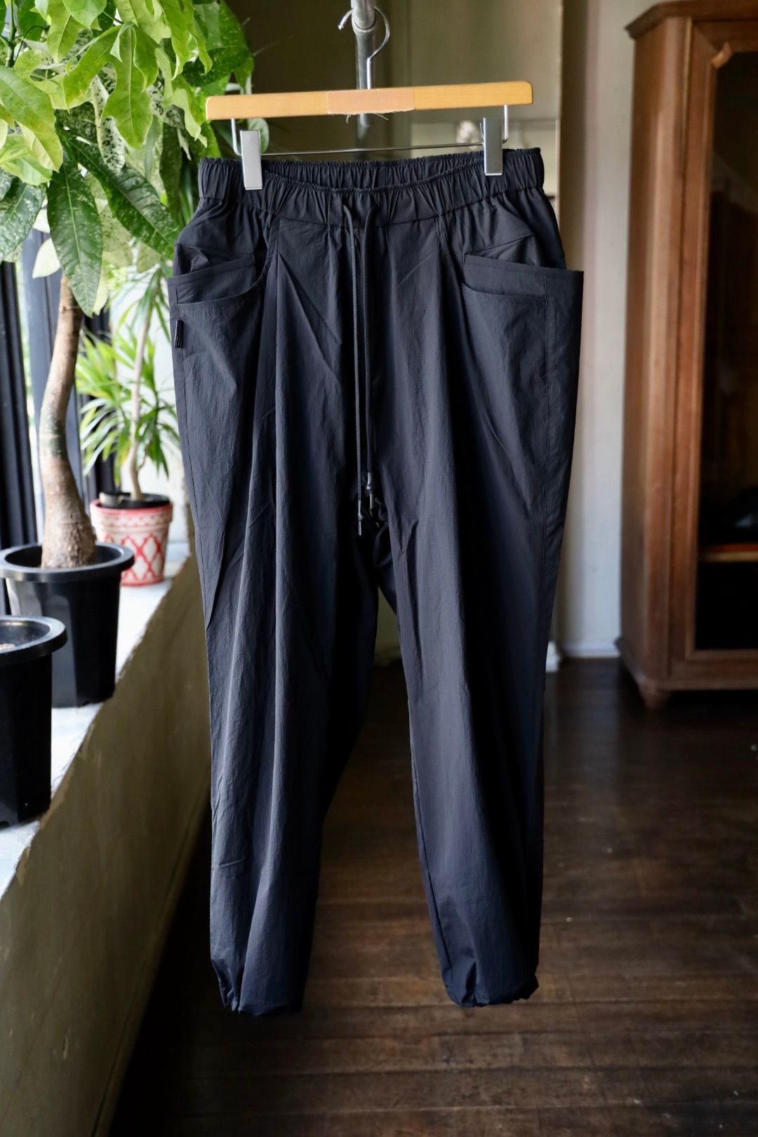S.F.C 25FW エスエフシー WIDE TAPERED EASY PANTS(NEW CRISPY) (SFCFW25P04)Black☆9月20日(土)発売！