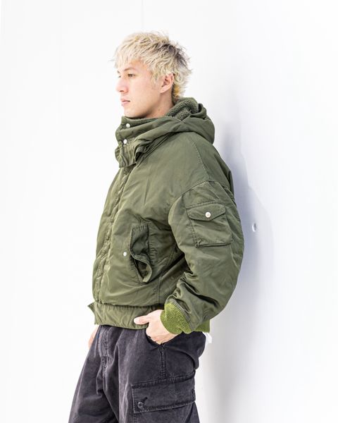 FreshService HEAVY NYLON DECK JACKET (OLIVE)スタイル！