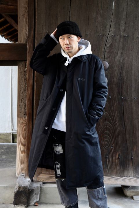 COMME DES GARCONS HOMME 新作CdGH綿ナイロンウェザーコート style.2020.12.8.