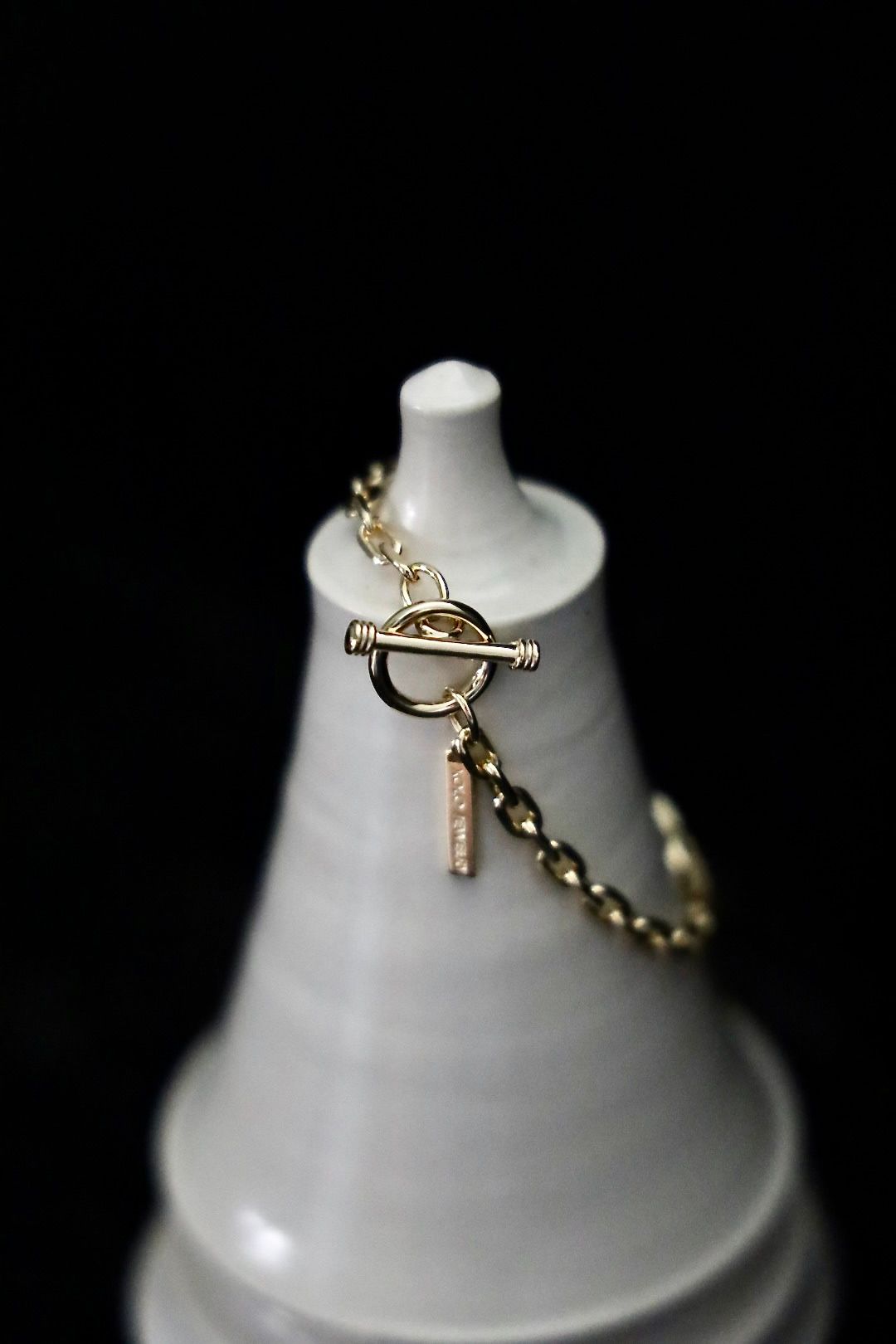 XOLO JEWELRY ブレスレット /Oval Cut Link Bracelet-4mm-Gold-(XOB117-17G)SILVER925