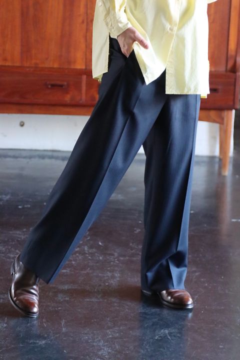 Ets.MATERIAUX 22SS Band collar shirt"YELLOW"style.2021.12.14.