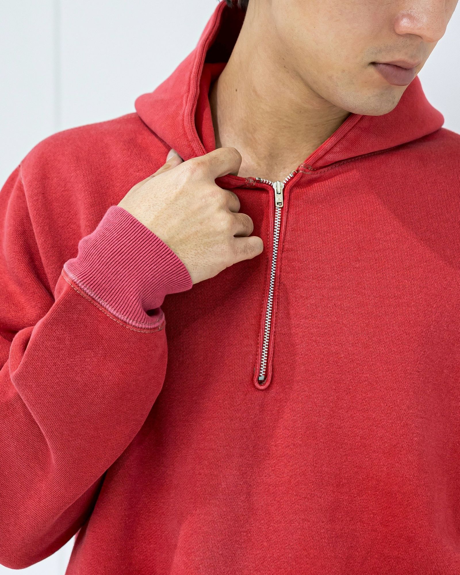 A.PRESSE 新作 Vintage Sailor Hood Half Zip Sweatshirt 1月24日(土)新作発売！