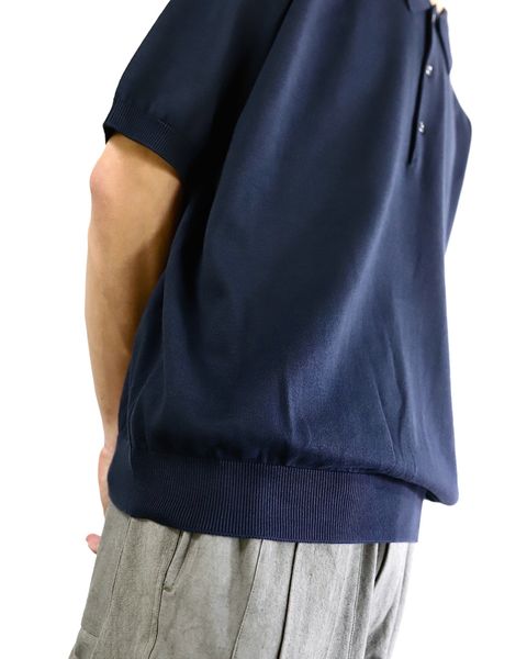 A.PRESSE 24SS Cotton Knit S/S Polo Shirts style 2024.4.13