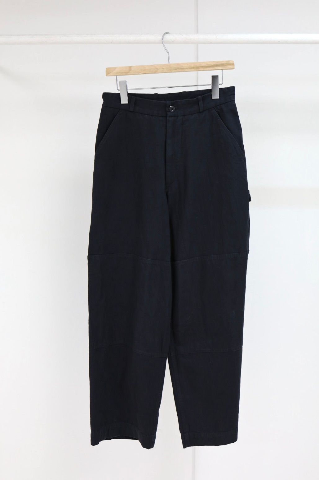 ブラームス 26SS Twist Gabardine Work Pants (BHS26S022)BlackNavy