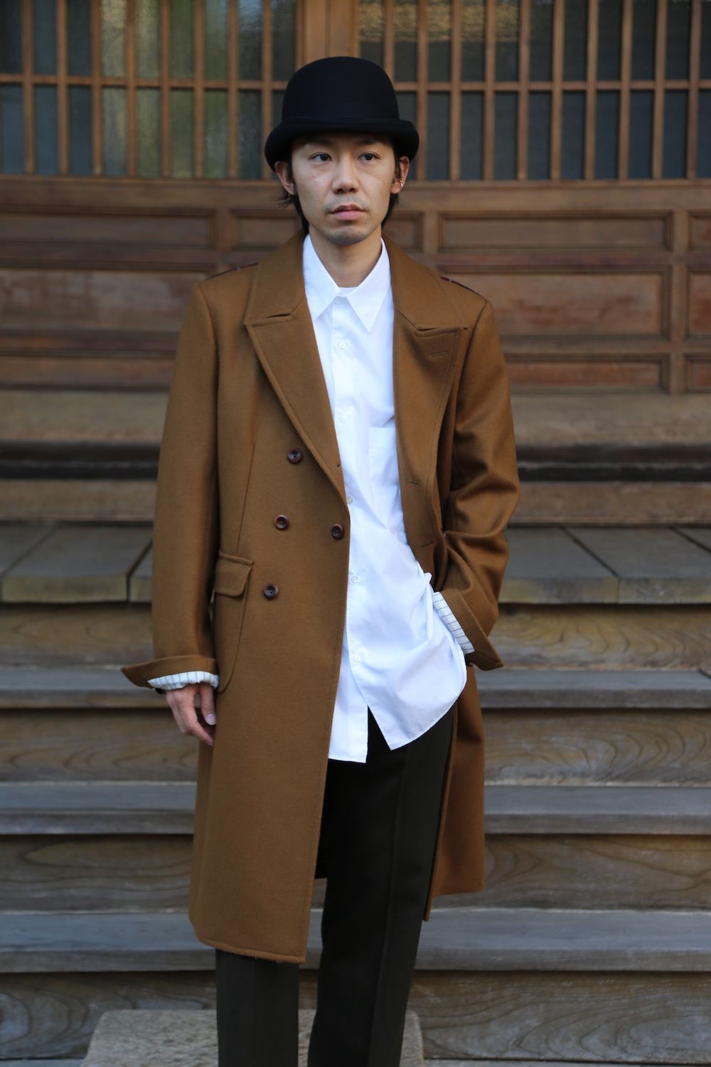 JUNYA WATANABE MAN ツイード トレンチコート ウール（JUNYA