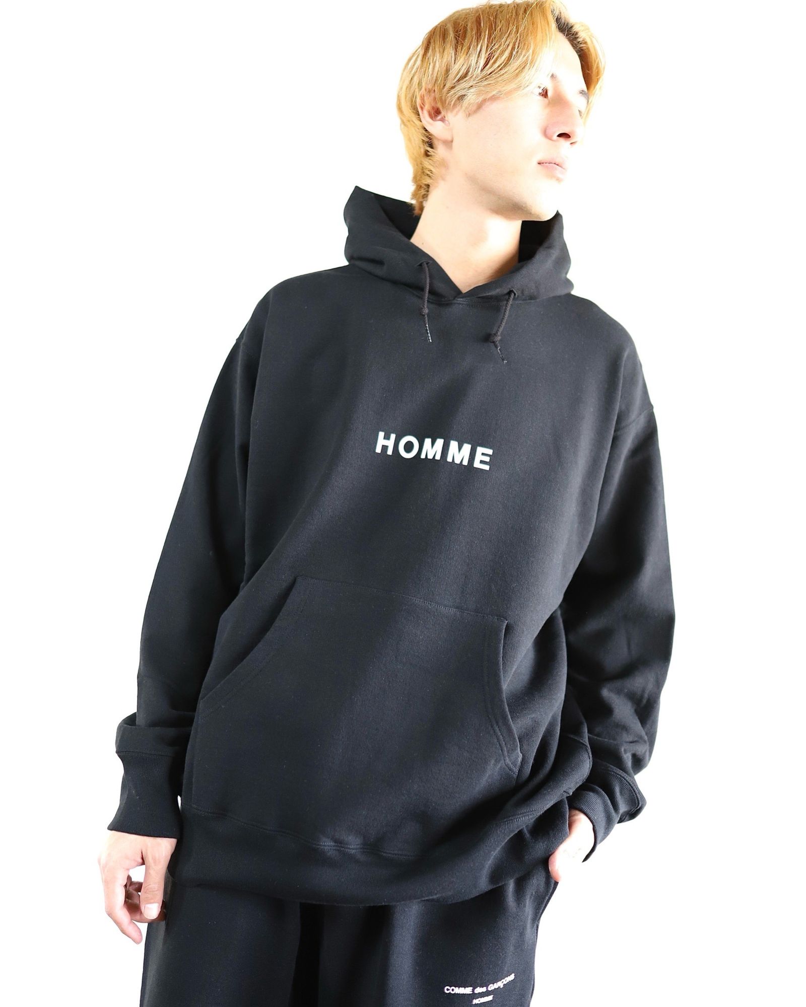 COMME des GARCONS HOMME 24SS HOMMEプリントパーカー スタイル 2024.2 