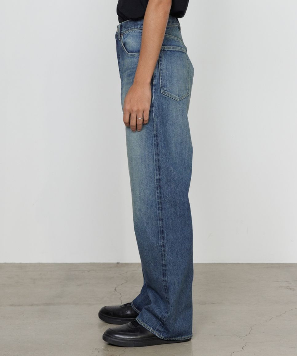 marka マーカ 26SS CLEAN CYLINDER FIT JEANS(M26A10PT12C)INDIGO V.W☆新作発売！