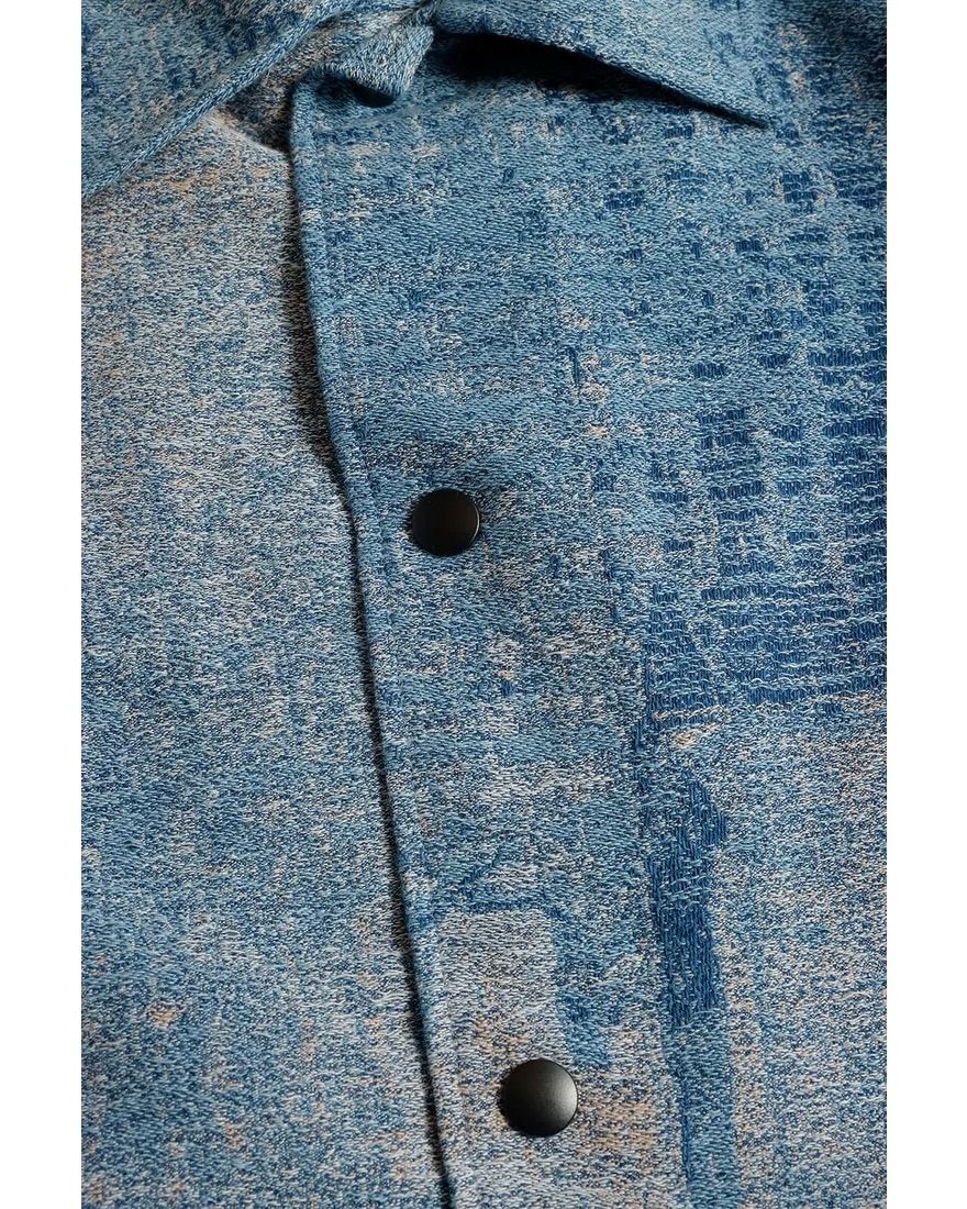 ファンダメンタル デニムシャツ BORO JAQUARD COACH 3YR WASH(FA25JK47U)INDIGO☆新作発売！