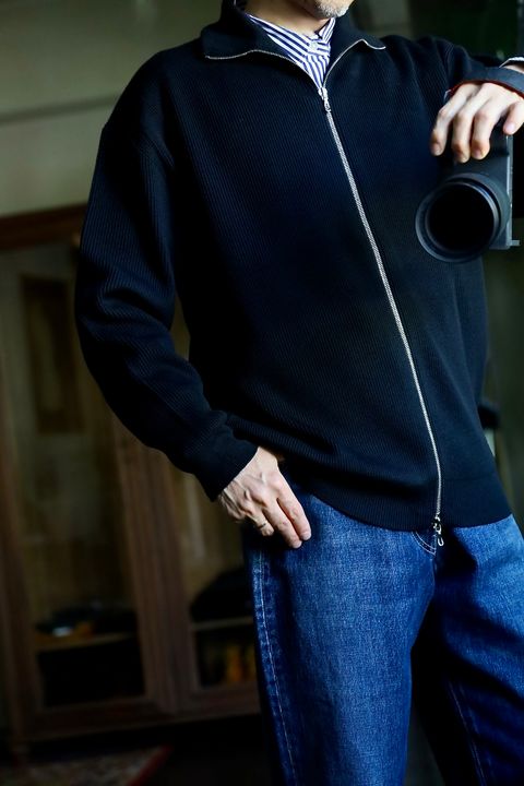 Graphpaper High Density Drivers Knitスタイル