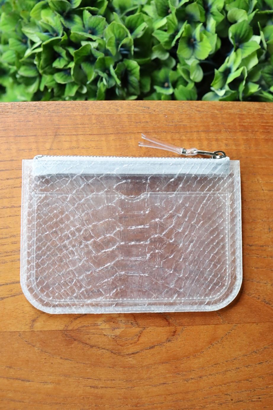 コムデギャルソン 財布 SNAKE TRANSPARENT ZIP POUCH(小)(8Z-T810-051)☆12月再入荷致します！