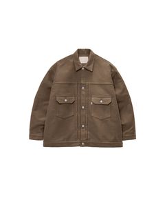 グラフペーパー Cotton Double Serge Jacket(GM263-20450)BROWN☆8月8日(土)発売！