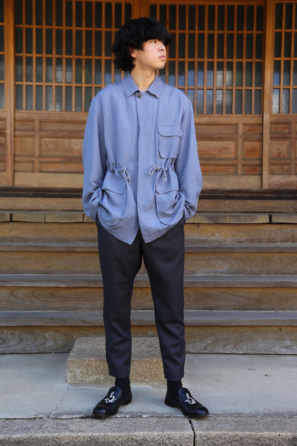 公式】【公式】YOKE 21ss SUEDE OUT-OFF SHIRTS JACKET アウター