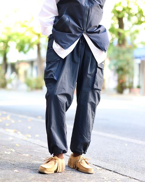 STRIPES FOR CREATIVE FW23 SUPER WIDE CARGO PANTSスタイル