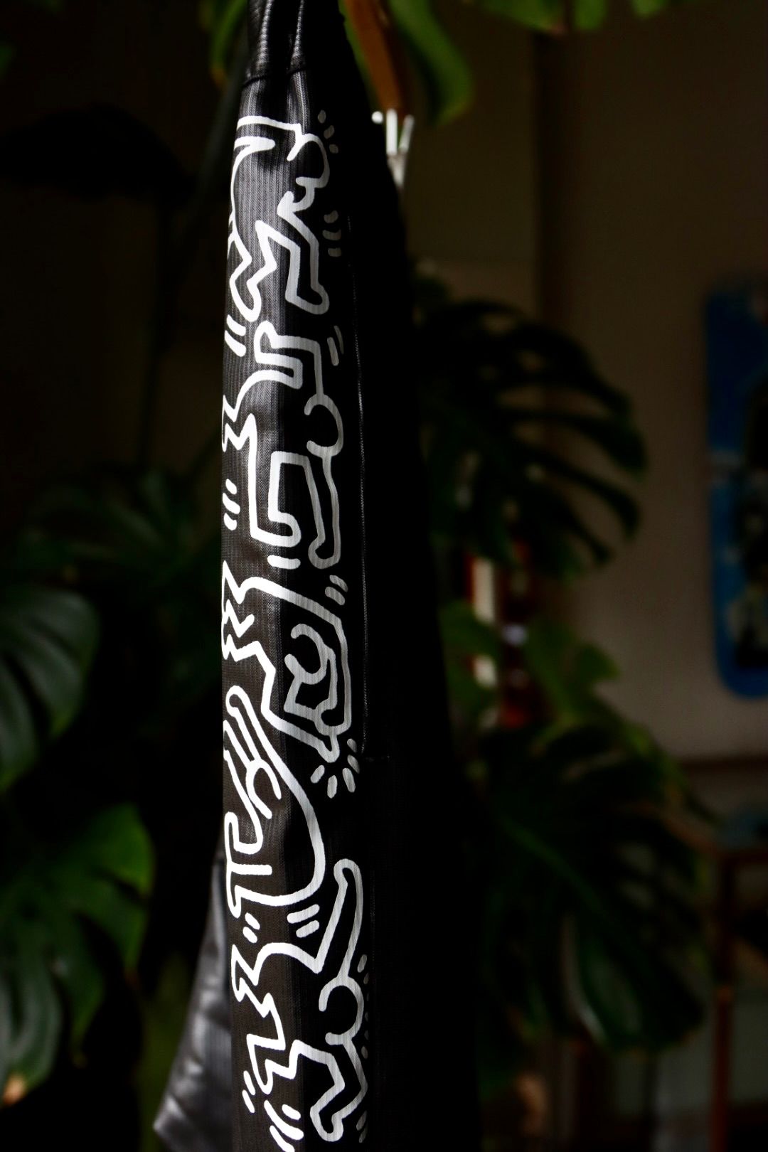 ジュンヤワタナベマン23SS KEITH HERINGエステルコールパンツ(WK-P019-051) BLACK/WHITE