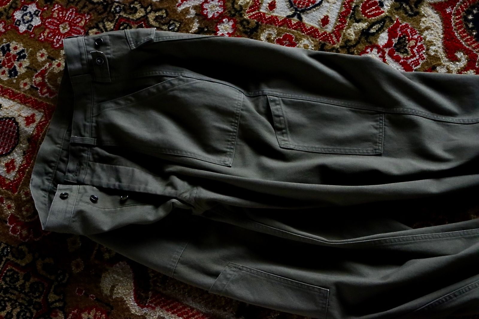 アプレッセ23SSパンツ USAF Hemmed Bottoms(23SAP-04-14M)OLIVE