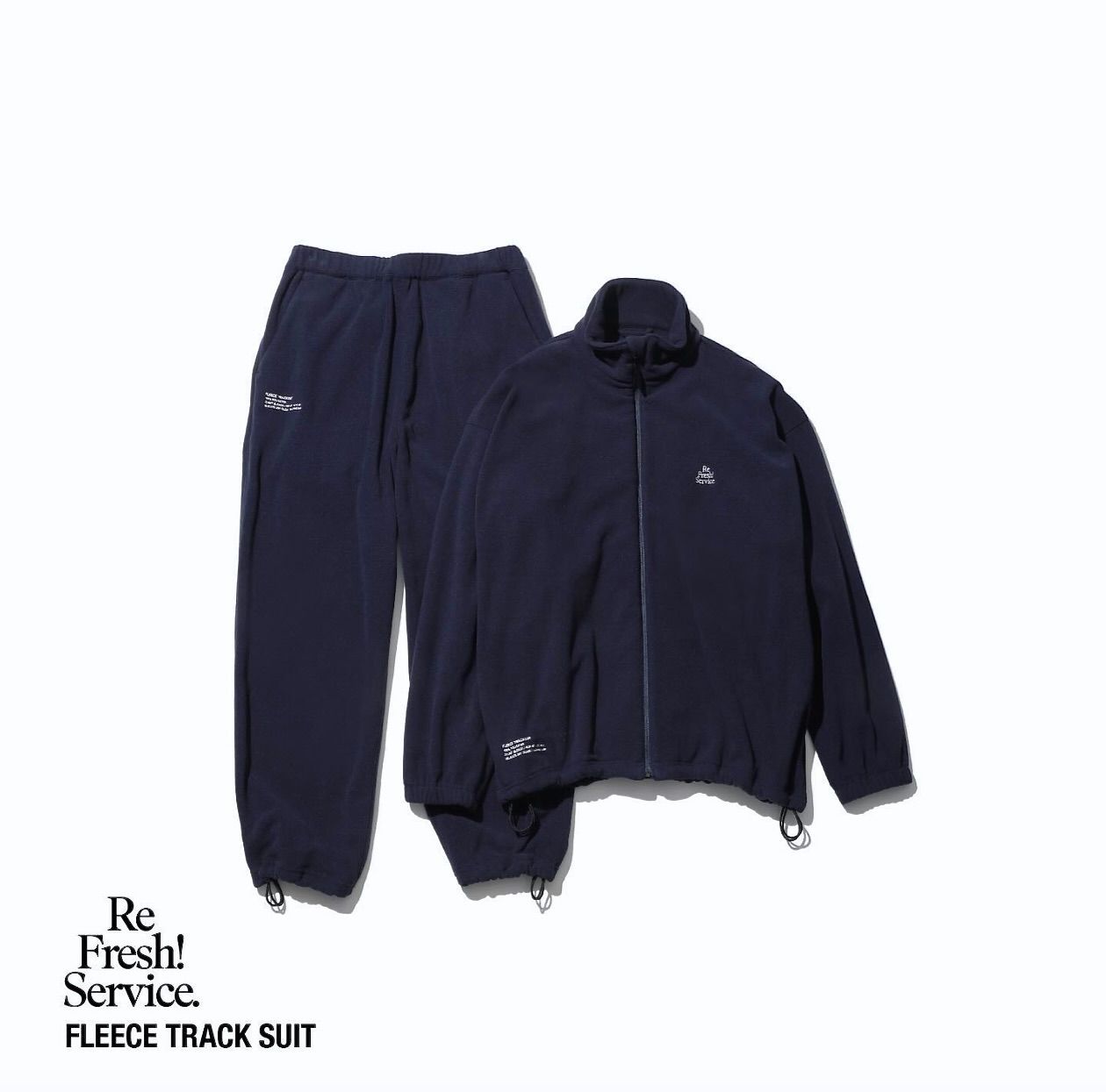 FreshService - ReFresh!Service. “FLEECE TRACK SUIT”(NAVY) | mark