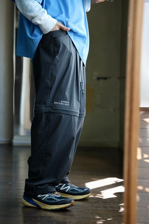 S.F.C SUPER WIDE DETACHABLE PANTS"D.gray"スタイル