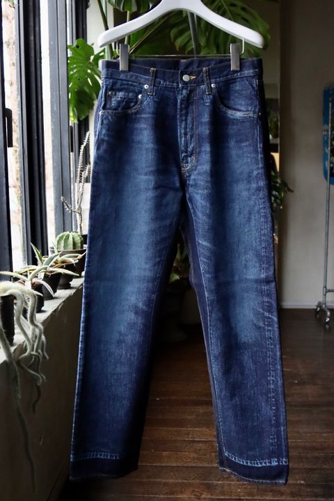 ヨーク23SSデニム LASER PROCESSED 5P STRAIGHT DENIM PANTS(YK23SS0468P-L)INDIGO