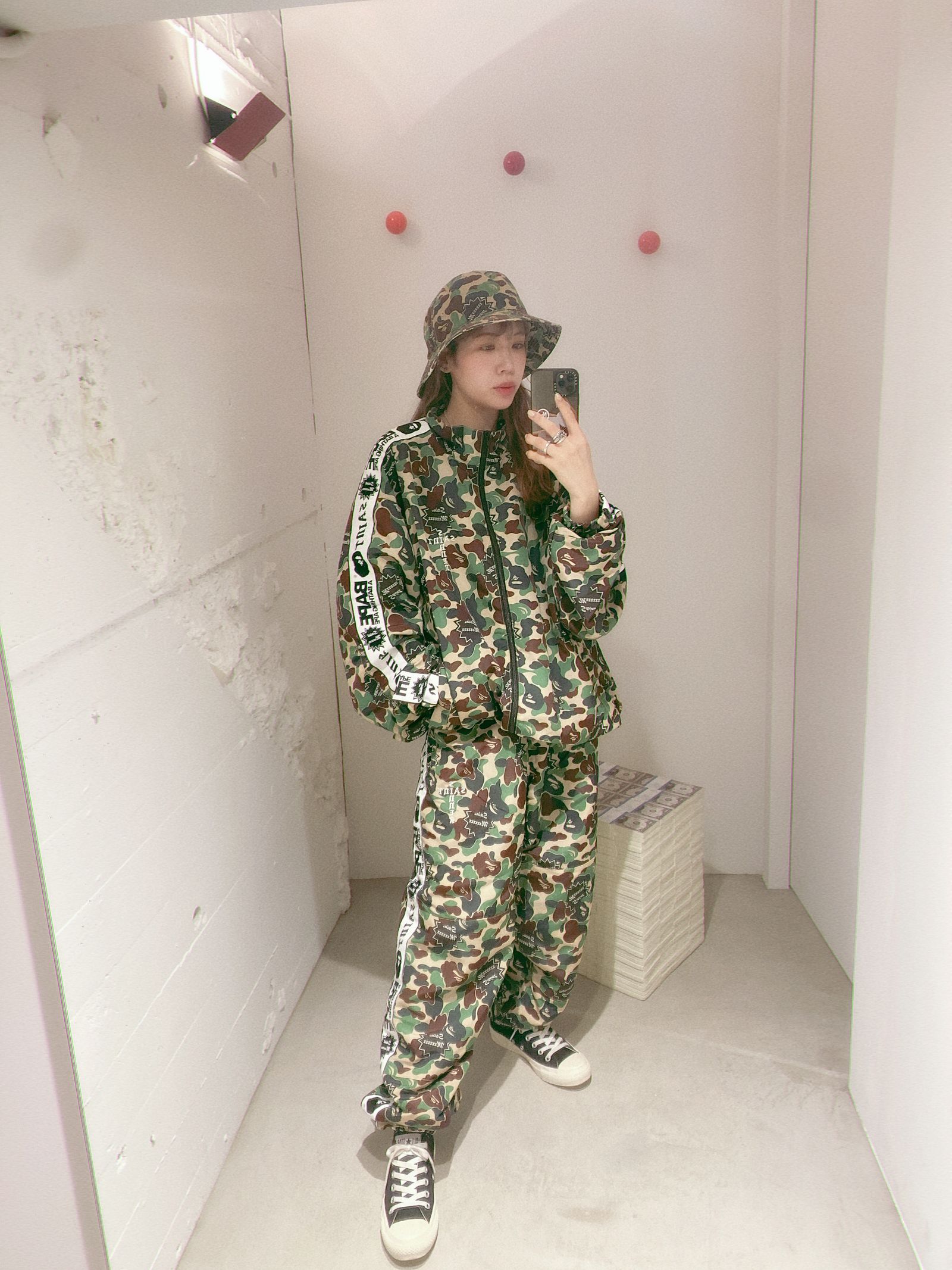 セントマイケル 新作BAPE JACKET&BAPE PANTS style.2024.4.27