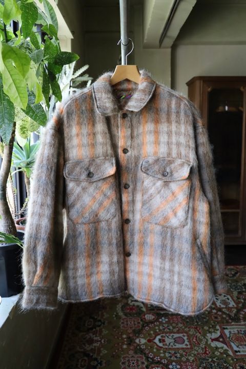 イズネス 25AW CPO SHIRT JACKET (25AW_29_1003AWSH01SW)BEIGE×ORANGE☆新作発売！