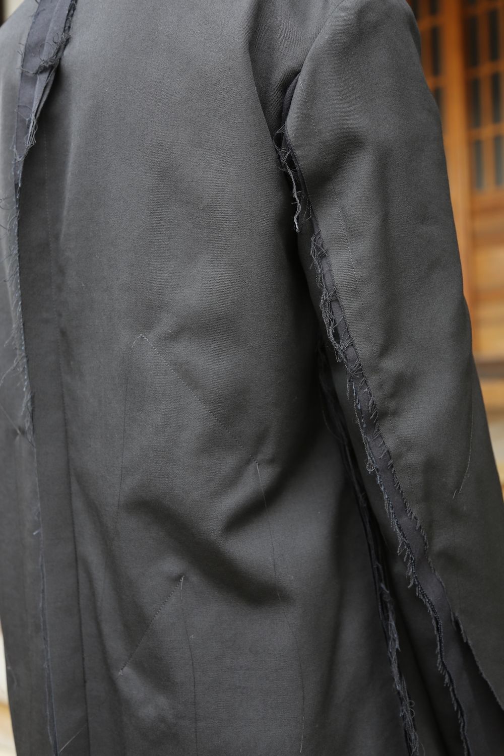Yohji Yamamoto pour Homme 2020AW 新作 M-3BS 重ねST止レイヤードジャケット(HR-J10-802)style.2020.11.23.