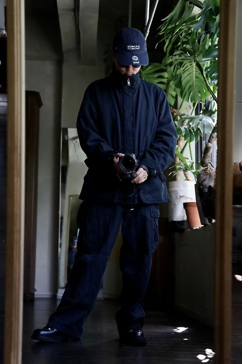 A.PRESSE Silk Ripstop Royal Canadian Air Force Jacketスタイル.2024.8.24.