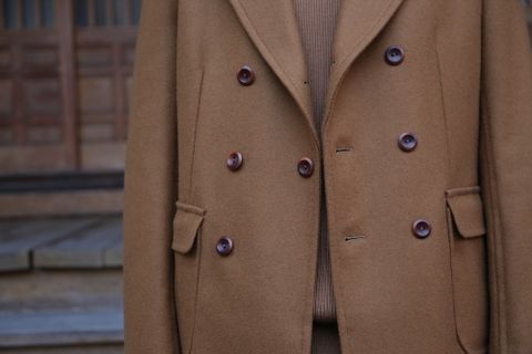 JUNYA WATANABE CDG MAN 新作ウールメルトン×ウールナイロンツイードコート style.2020.11.29.