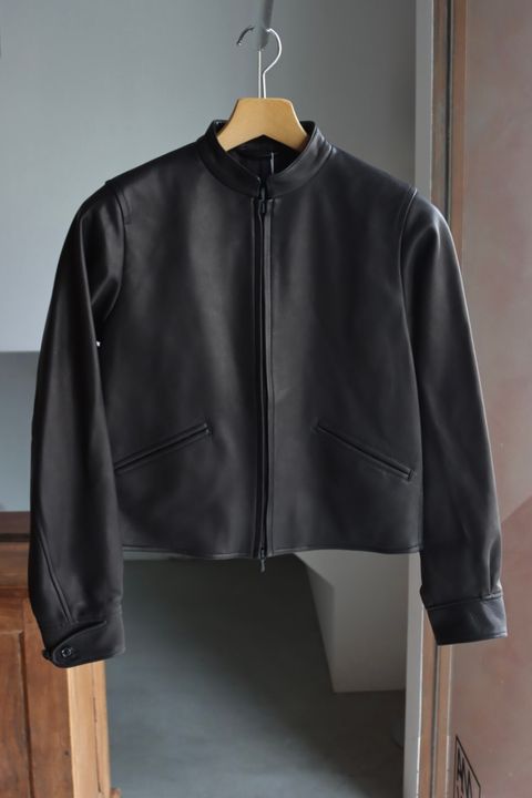 blurhms Women's 25FW Lamb Leather Zip Short Jacket(BHS25F001)Black☆8月29日(金)新作発売！