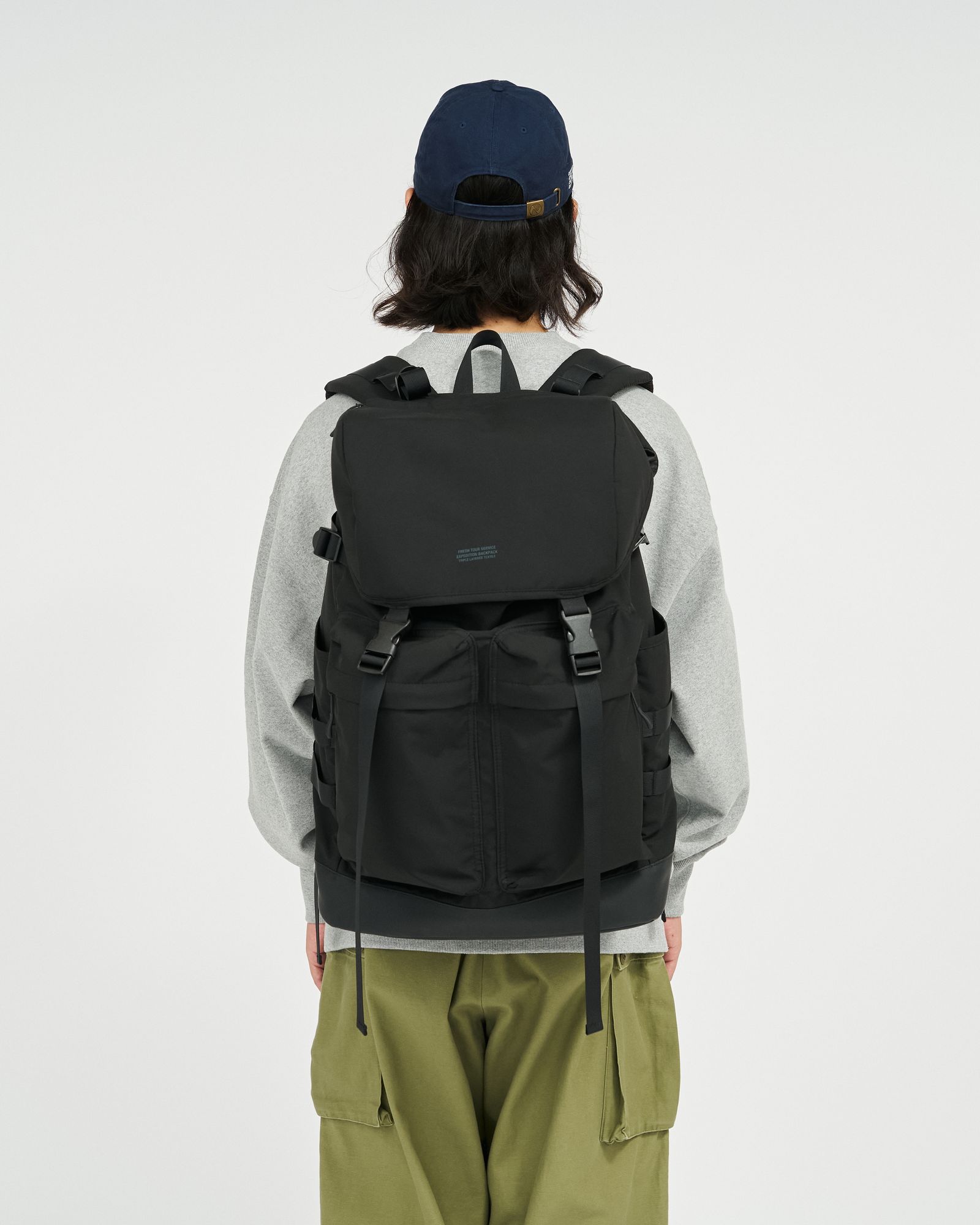 フレッシュサービス EXPEDITION BACKPACK(FSP253-90066)BLACK