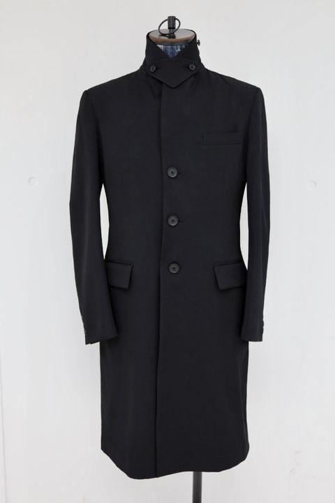Yohji Yamamoto REGULATION GABARDINE DOCTOR'S JACKET(HK-J03-140-1)BLACK☆12月5日(金)新作発売！