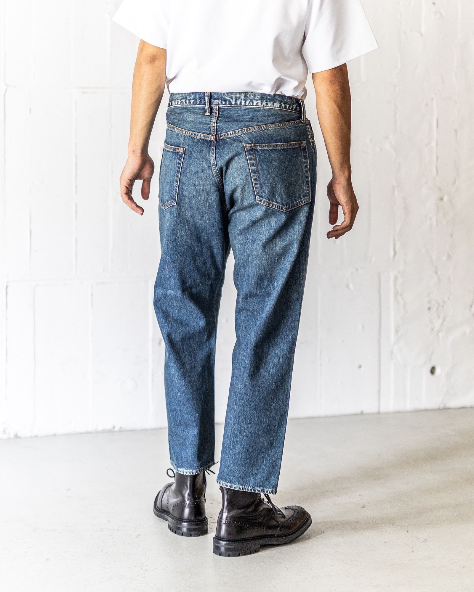 アプレッセ Washed Denim Wide Pants(AP-4002)INDIGO