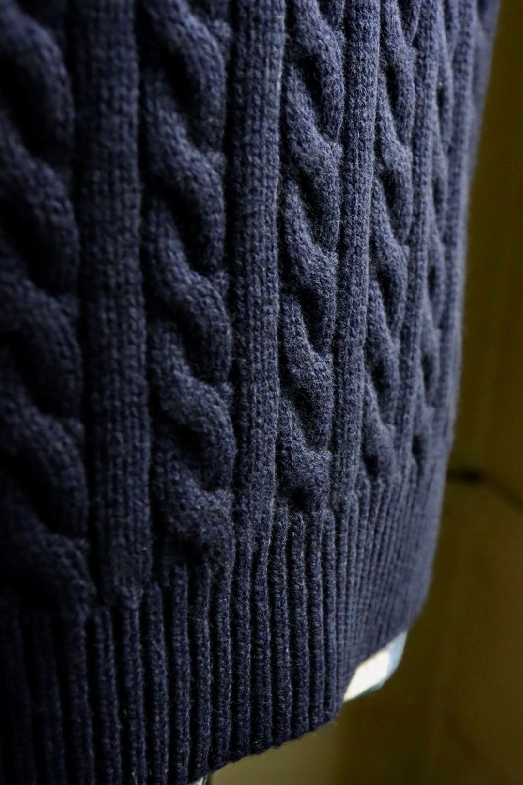 アプレッセ23AW Cashmere Aran Half Zip Sweater(23AAP-03-03K)NAVY☆10月21日(土)発売！