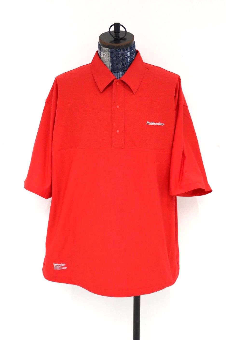 フレッシュサービス  ACTIVE DRY MESH POLO(FSC263-70164)RED