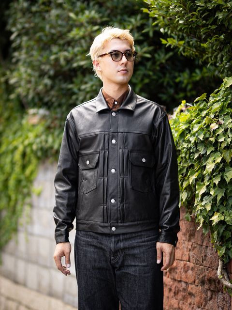 YOKE Leather Trucker Jacket 8月8日(土)新作発売！