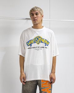 セントマイケル 26SS SAINT WORLD SS T-SHIRT(SM-MK8-0000-015)WHITE☆4月11日(土)発売！